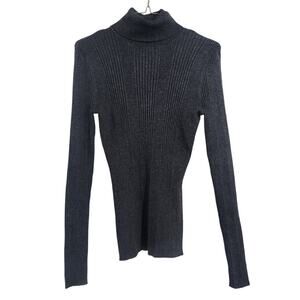 United States Sweater Long Sleeve Ribbed Mock Neck Top Womens Size Medium M
